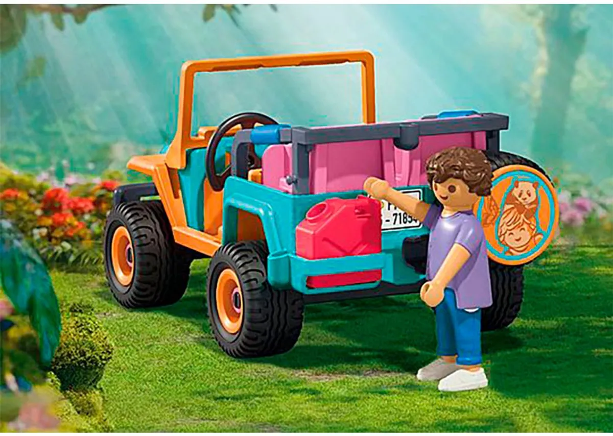 Playmobil Animals & Friends Kleurrijk Off-Road Voertuig 71854 - Multicolor