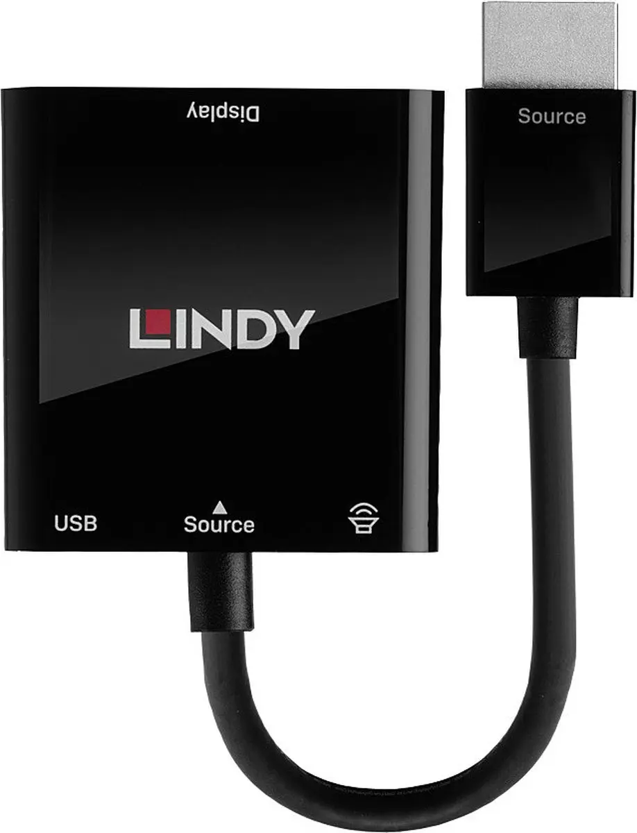 Lindy HDMI naar VGA Videoconverter 38285 - Zwart - afbeelding 3 van 6