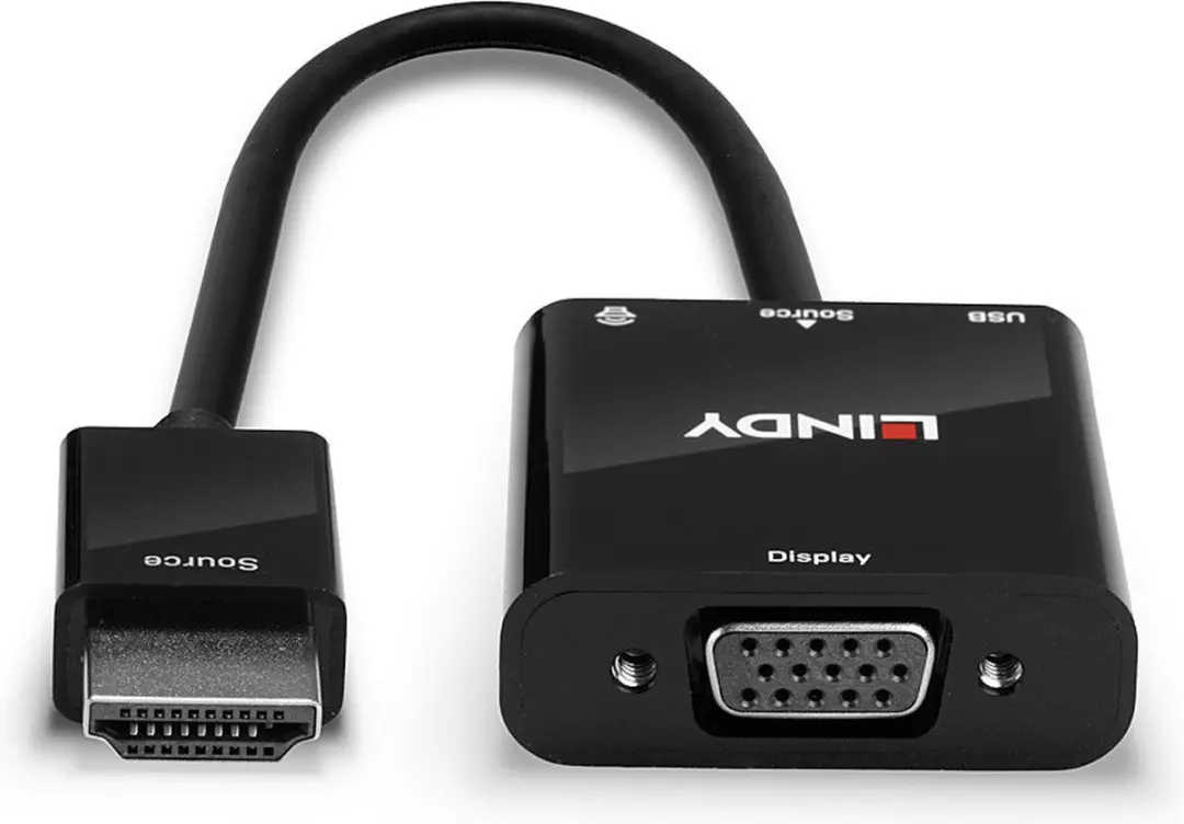 Lindy HDMI naar VGA Videoconverter 38285 - Zwart - afbeelding 5 van 6