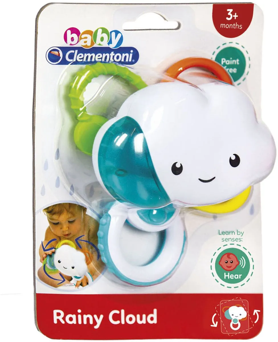 Clementoni Rammelaar Wolk - Wit