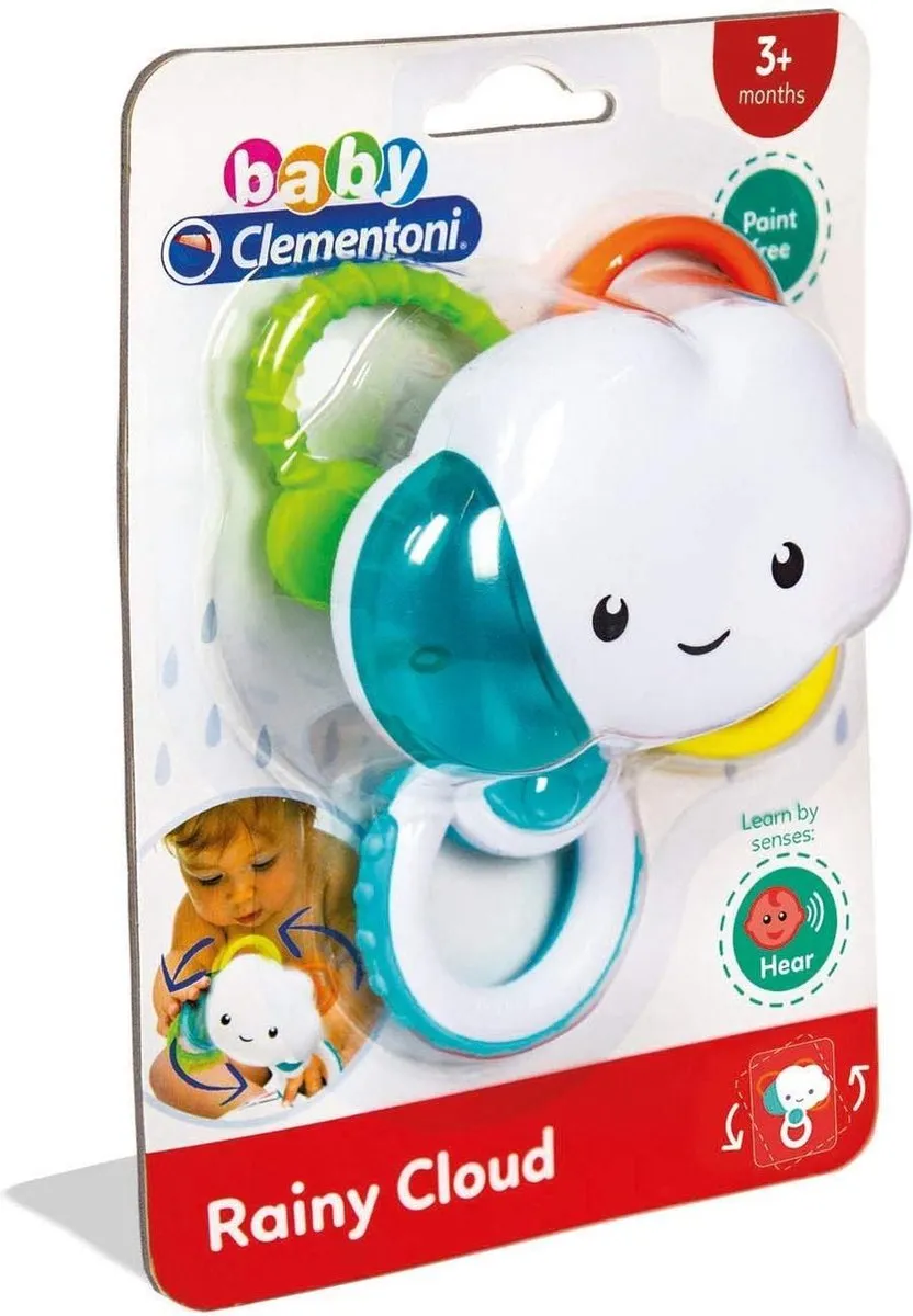 Clementoni Rammelaar Wolk - Wit