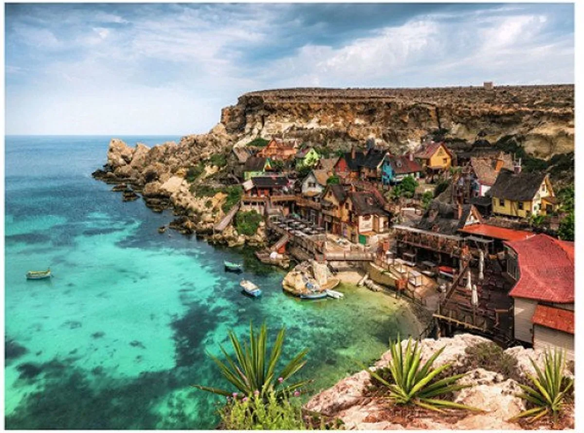 Ravensburger Popeye Village Malta Legpuzzel 1500 Stuks