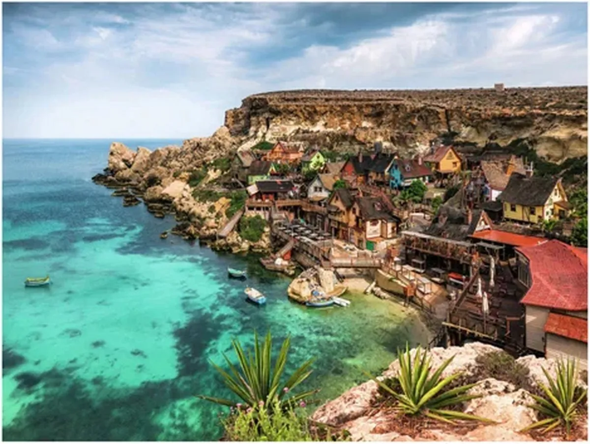 Ravensburger Popeye Village Malta Legpuzzel 1500 Stuks - Meerkleurig