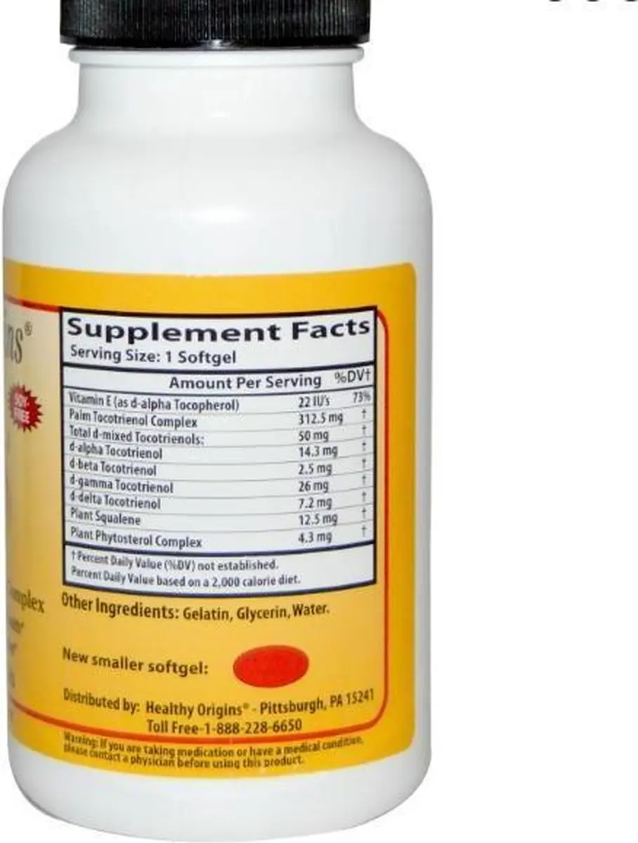 Healthy Origins Tocomin SupraBio Rode Palmolie 50mg - 150 Softgels