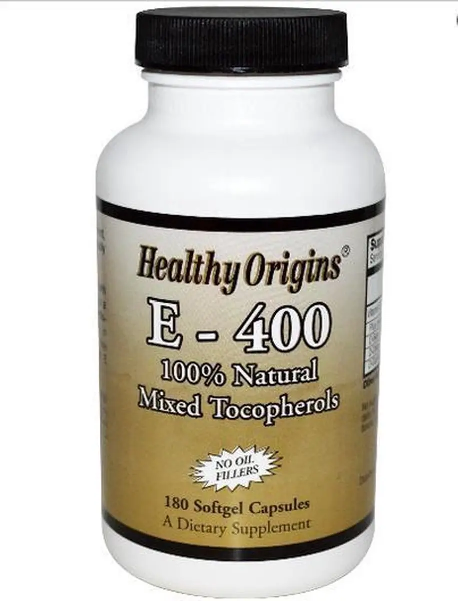 Healthy Origins Vitamine E-400 180 Softgel Capsules