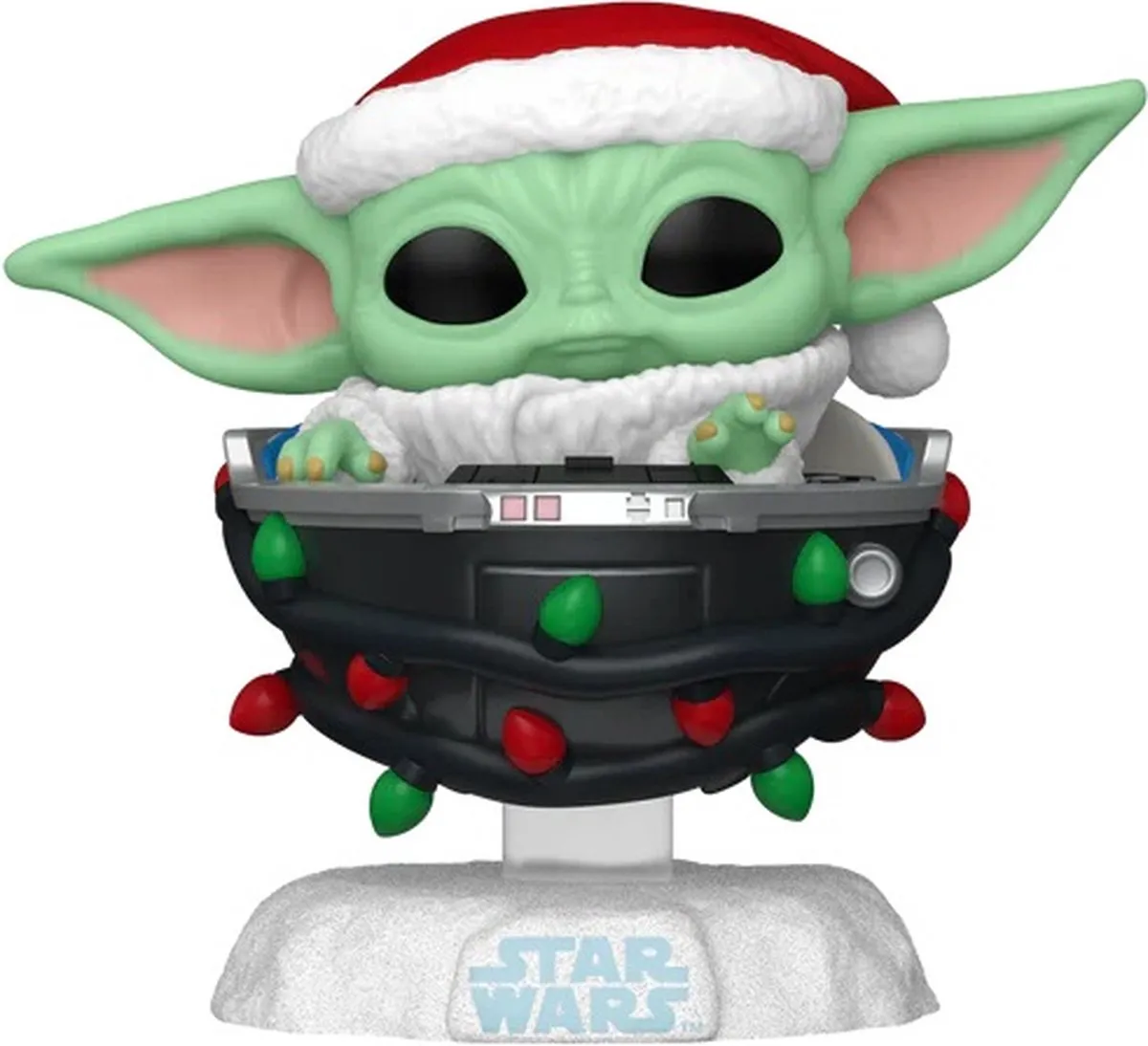 Funko Star Wars The Mandalorian Grogu Pram Holiday Pop!