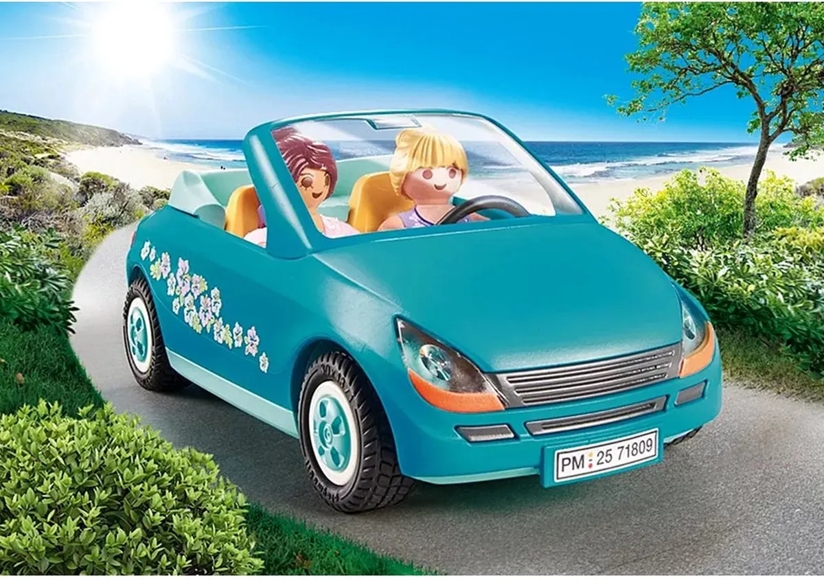 Playmobil My Life Roadtrip Cabrio 71809 - Multicolor