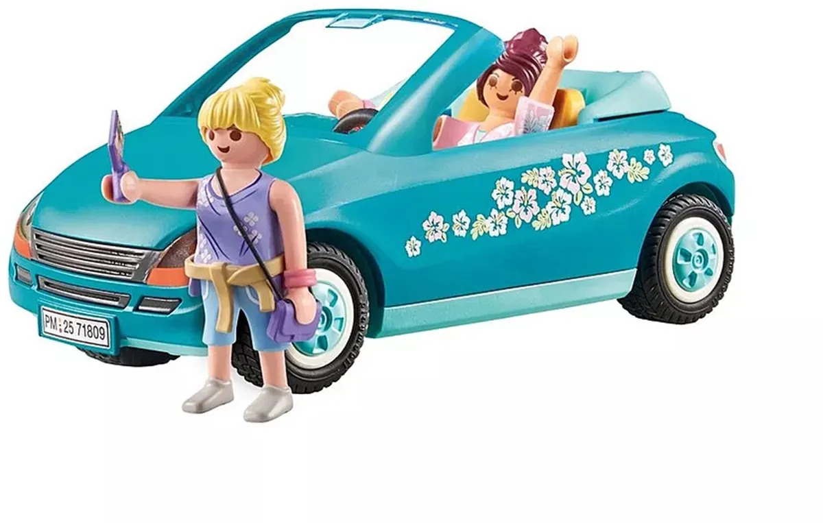 Playmobil My Life Roadtrip Cabrio 71809 - Multicolor