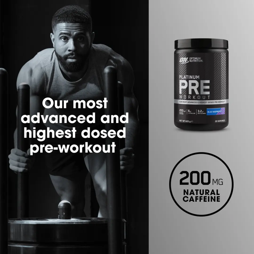 Optimum Nutrition Platinum Pre-Workout Blue Raspberry - 420g