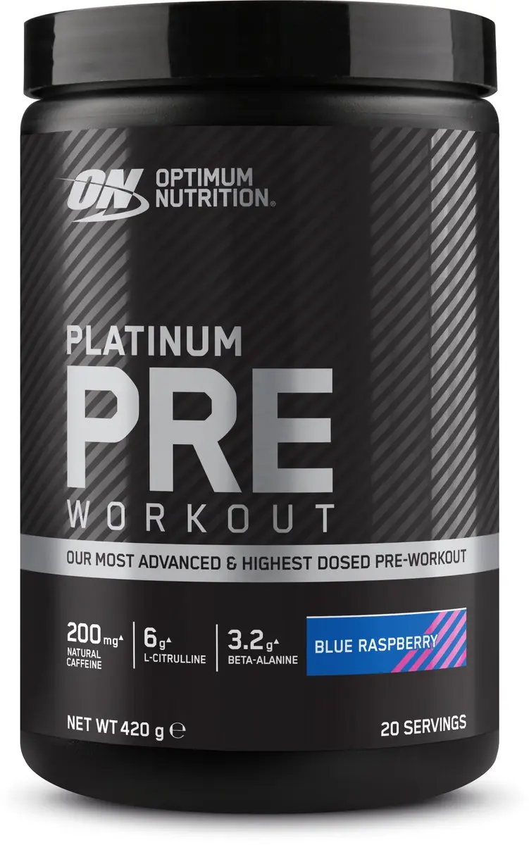 Optimum Nutrition Platinum Pre-Workout Blue Raspberry - 420g