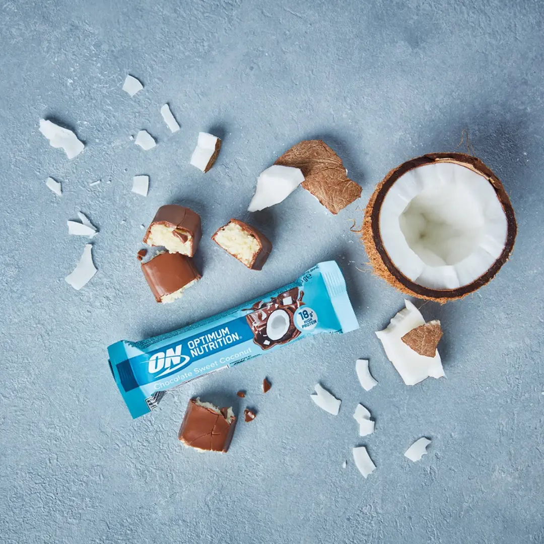 Optimum Nutrition Protein Bar Chocolade Zoete Kokos - 12 Stuks - afbeelding 4 van 6