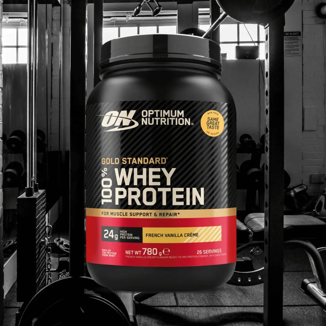 Optimum Nutrition 100% Whey Gold Standard 768g - Franse Vanille - afbeelding 3 van 3