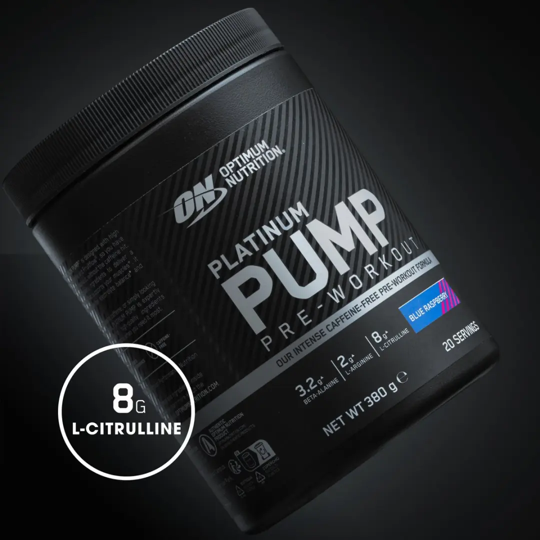 Optimum Nutrition Platinum Pump Pre-Workout - 380g - 20 Porties - Lemon Lime