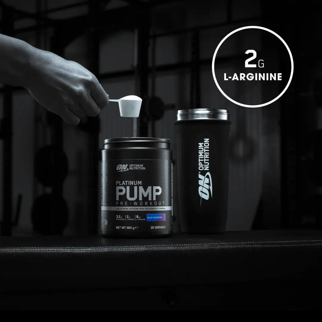 Optimum Nutrition Platinum Pump Pre-Workout - 380g - 20 Porties - Lemon Lime