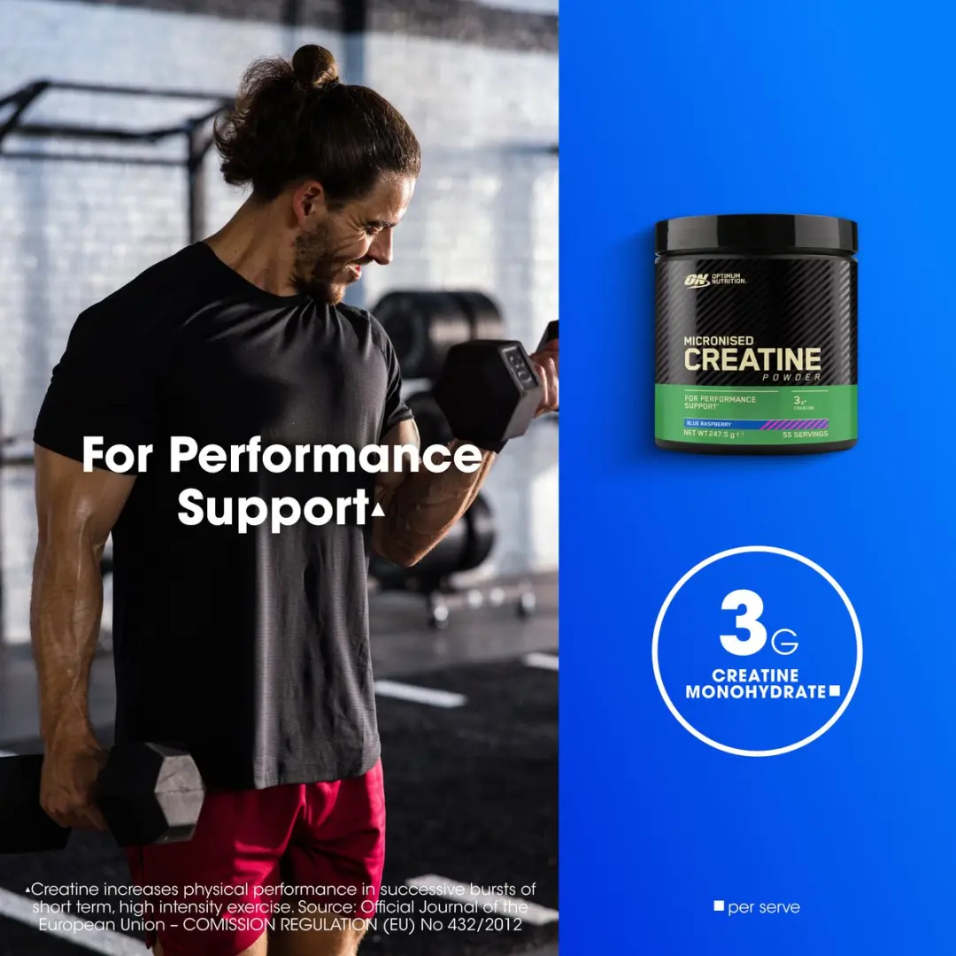 Optimum Nutrition Micronized Creatine Poeder 360g - 80 Doses - afbeelding 4 van 6