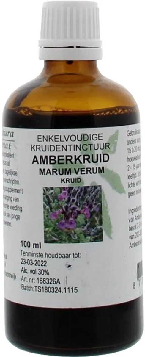 De Cruydhof Marum verum / amberkruid tinctuur (100 ml)