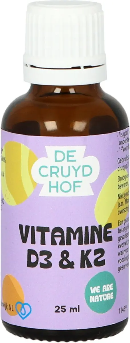 De Cruydhof Vitamine D3 & K2 Olie 25ml