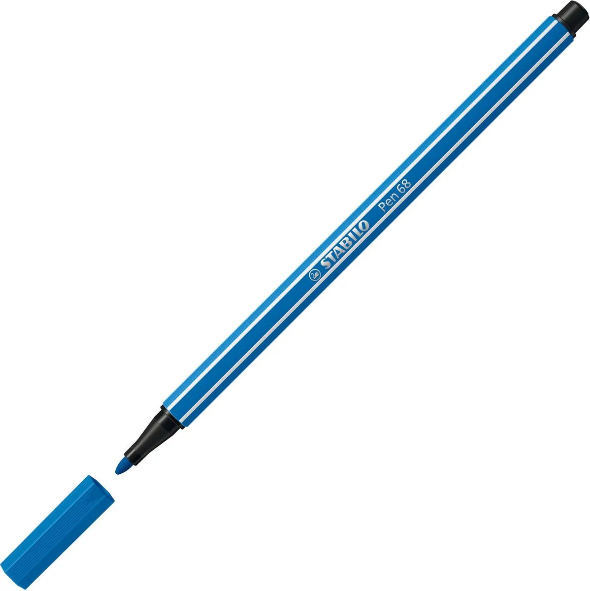 STABILO Pen 68 Viltstift Donkerblauw