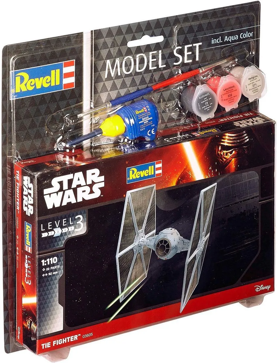 Revell STAR WARS TIE Fighter Modelbouwpakket 1:112 - 22 Onderdelen