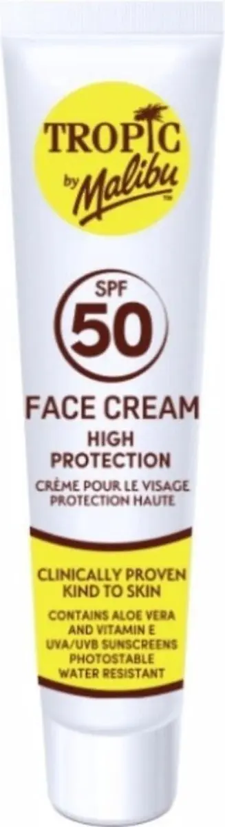 Malibu Face Cream Tropic SPF 50