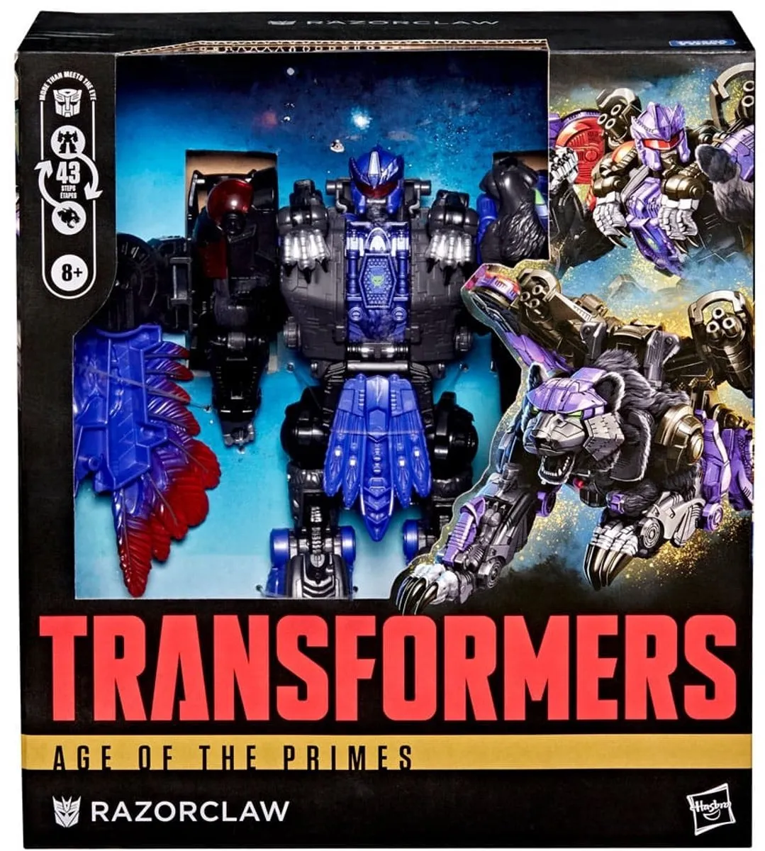 Hasbro Transformers Age of the Primes Razorclaw - Action Figuur 19cm - Multi
