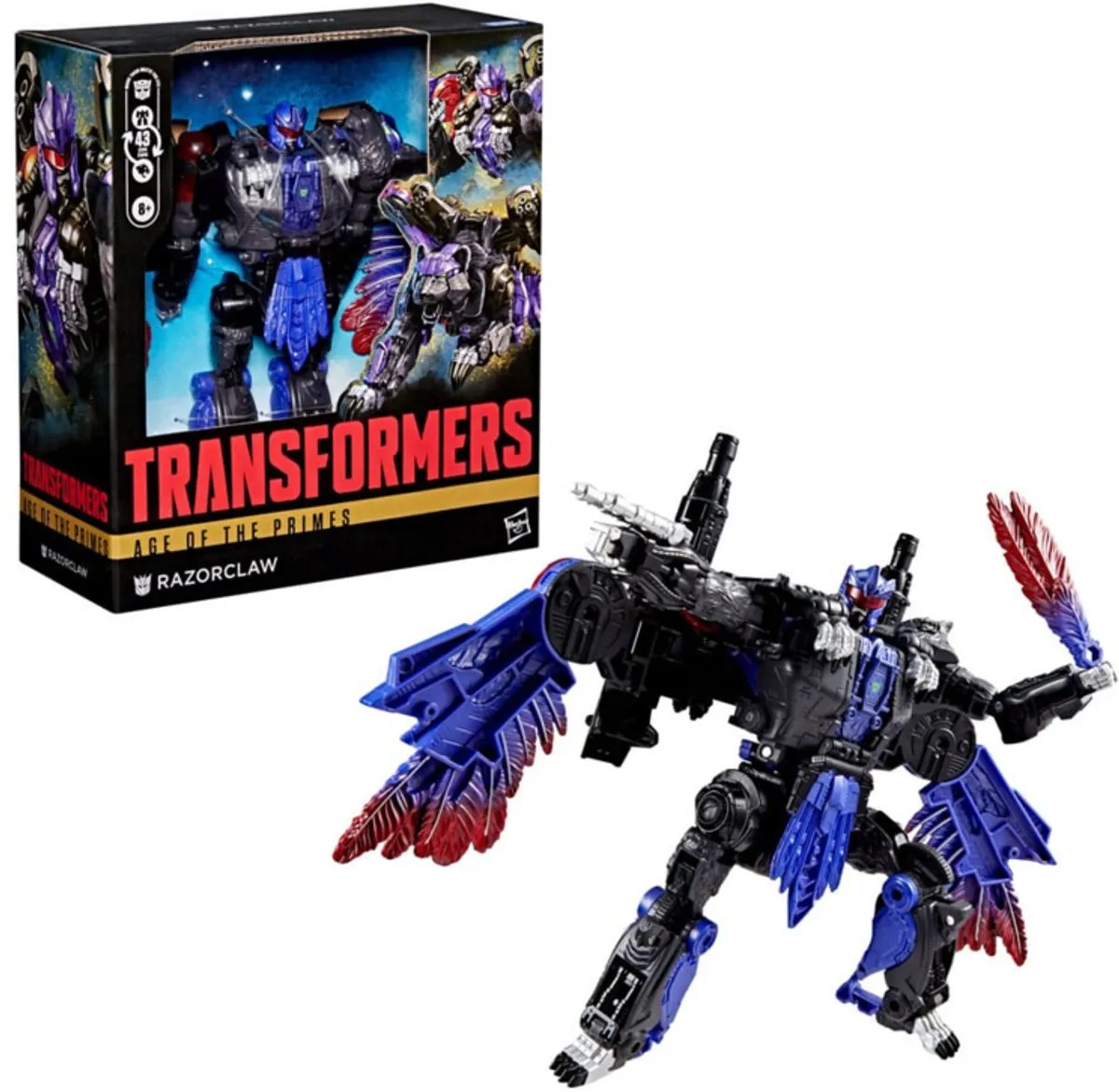 Hasbro Transformers Age of the Primes Razorclaw - Action Figuur 19cm - Multi