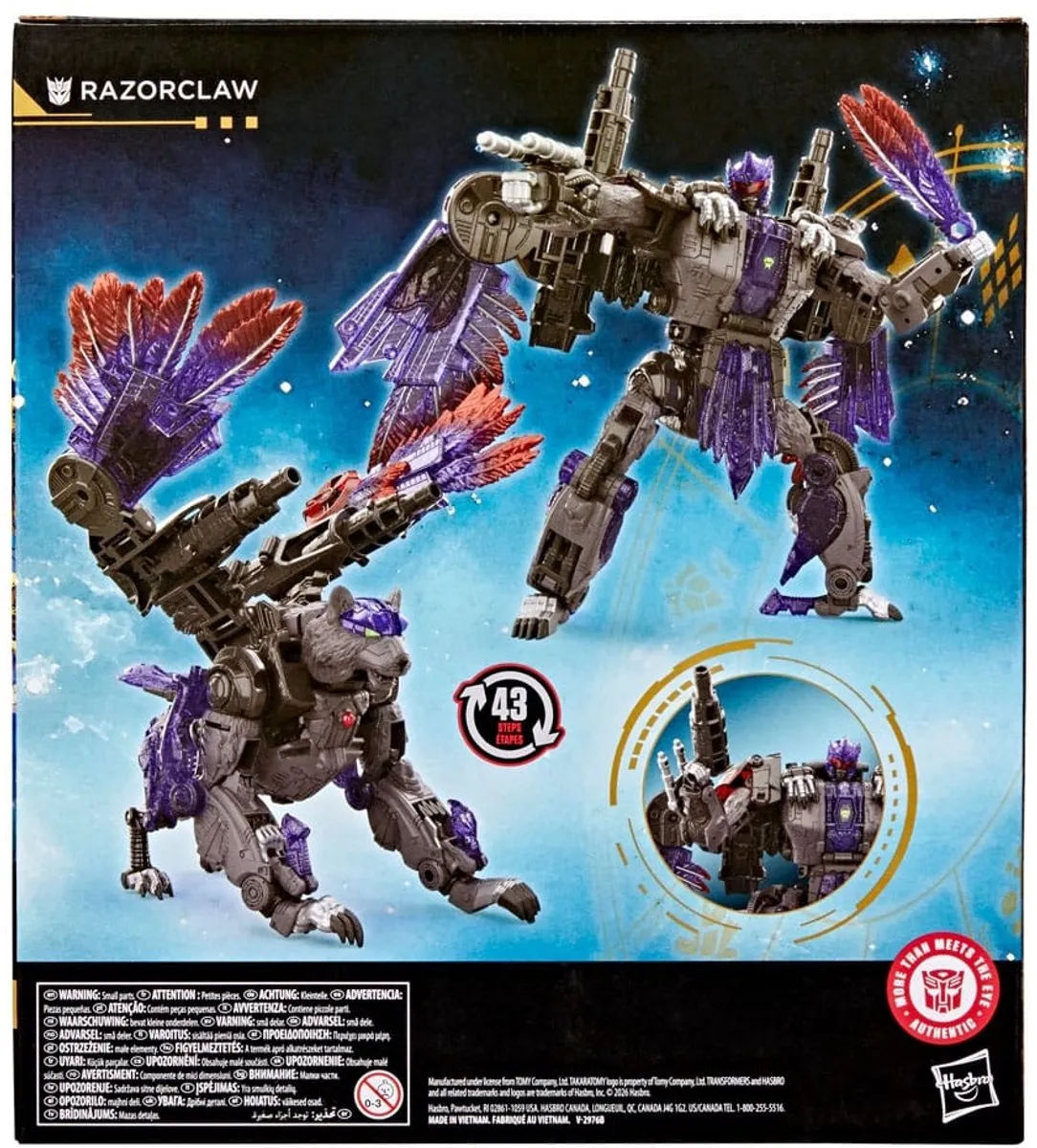 Hasbro Transformers Age of the Primes Razorclaw - Action Figuur 19cm - Multi