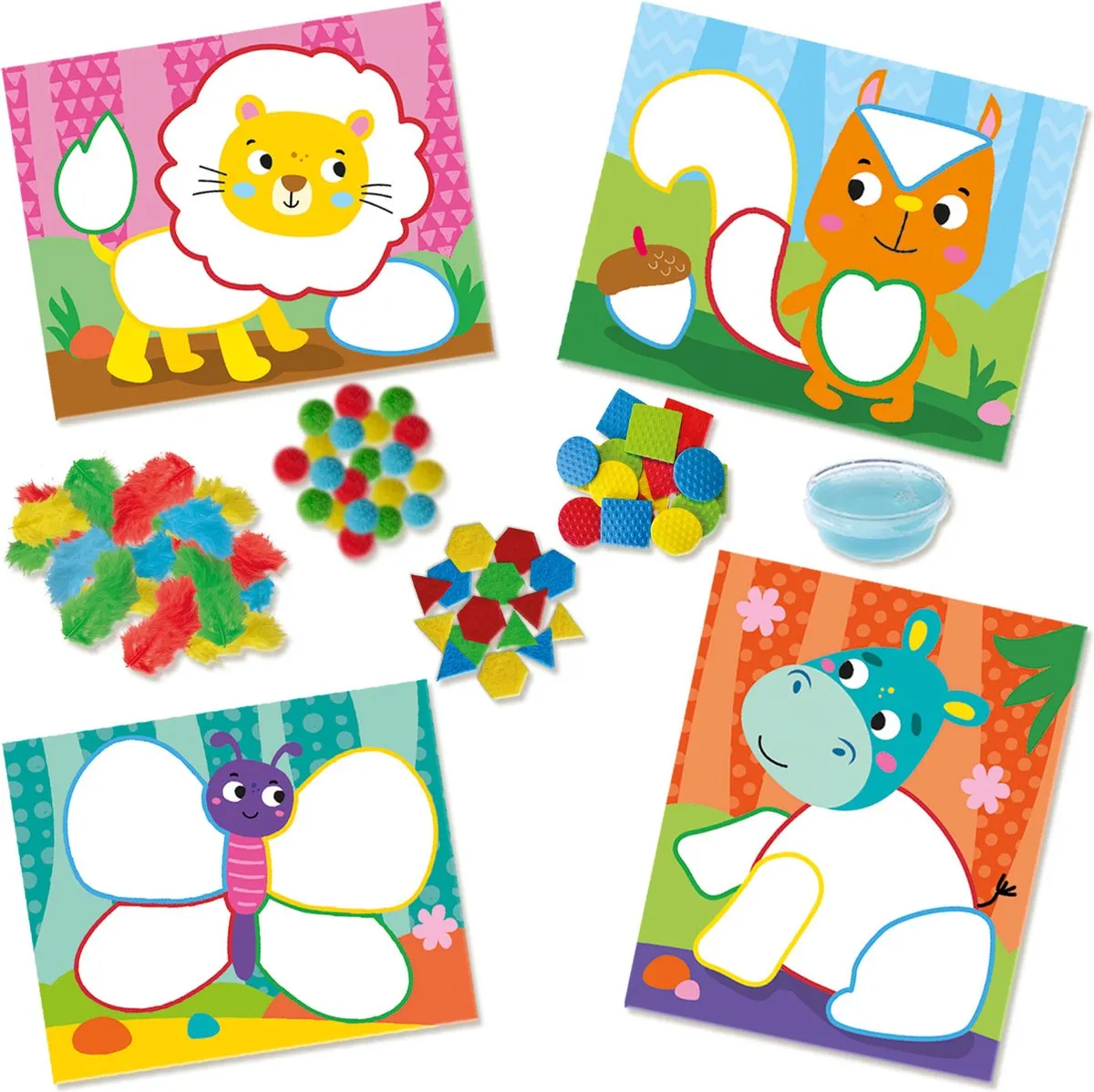 SES Creative Montessori Kleuren & Materialen Sorteerspel - 101 Stuks