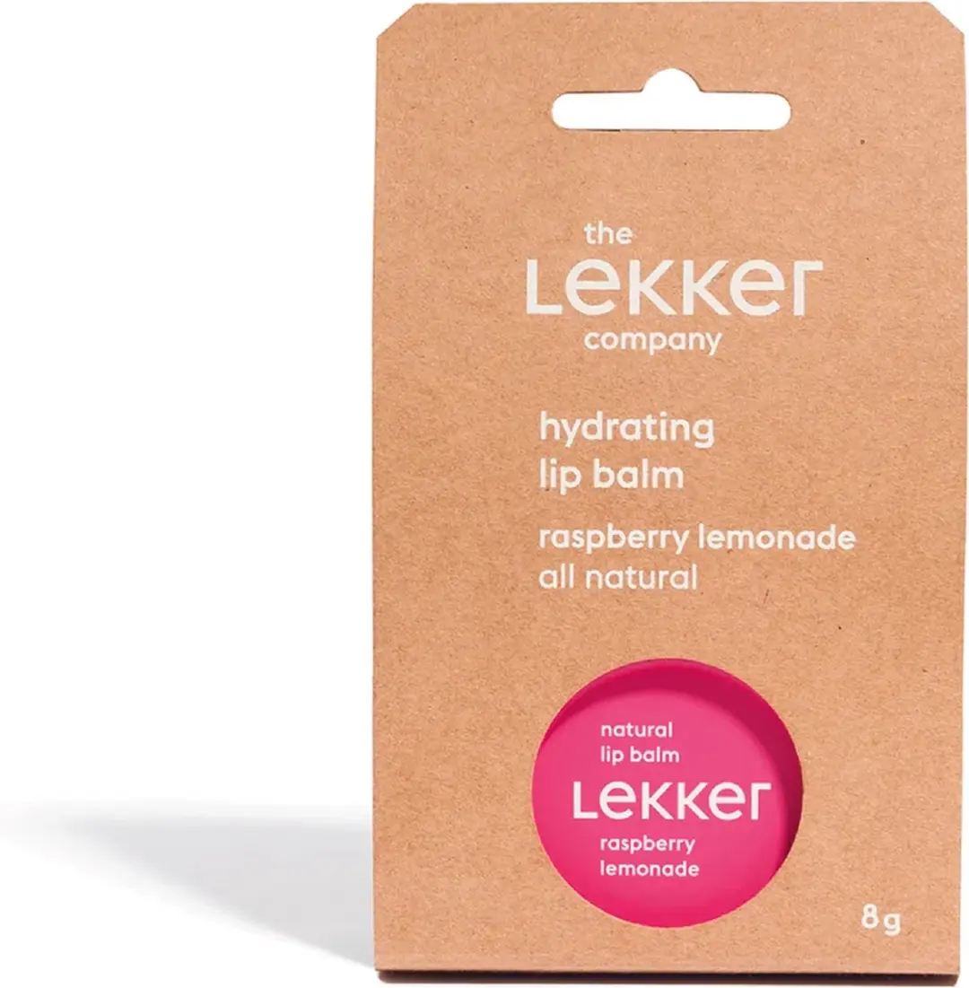 The Lekker Company Lippenbalsem Framboos & Citroen 8ml