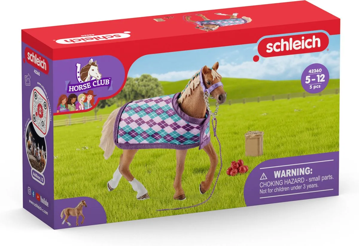 Schleich Horse Club Engelse Volbloed Speelfigurenset 42360