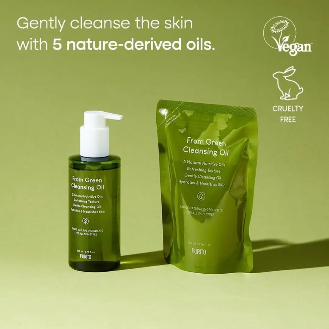 Purito Seoul From Green Cleansing Oil Refill 200ml - afbeelding 6 van 6