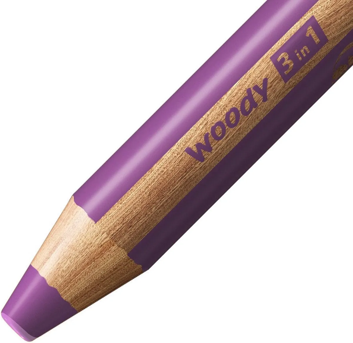 STABILO woody 3 in 1 Potlood - Paars