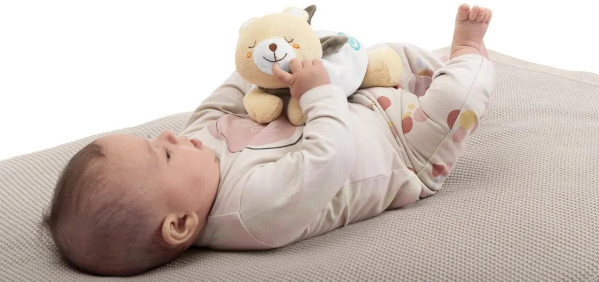 Chicco Warm Cuddle Bear Knuffel - Naturel tinten