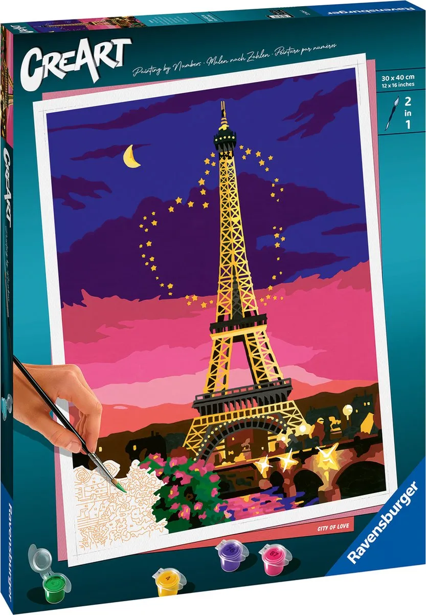 Ravensburger CreArt City of Love Schilderen op nummer