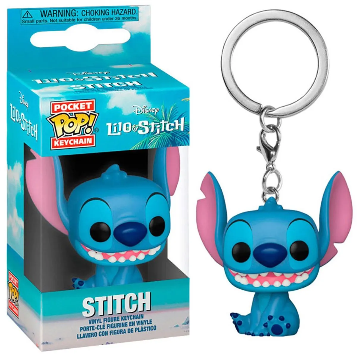 Funko Pocket Pop! Disney Stitch Sleutelhanger - 4cm Multi - afbeelding 6 van 6