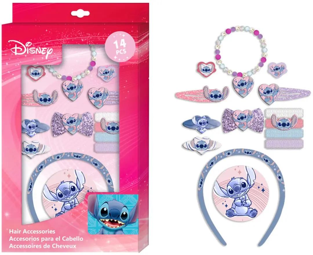Disney Stitch Haaraccessoires Set