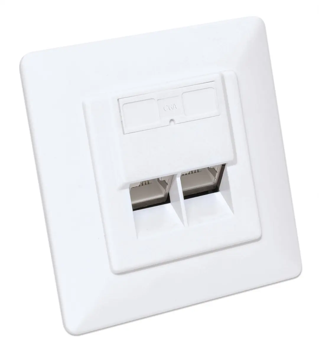 Intellinet 771917 Netwerkbus 2-Poorts Cat6a 10G - Wit - afbeelding 6 van 6