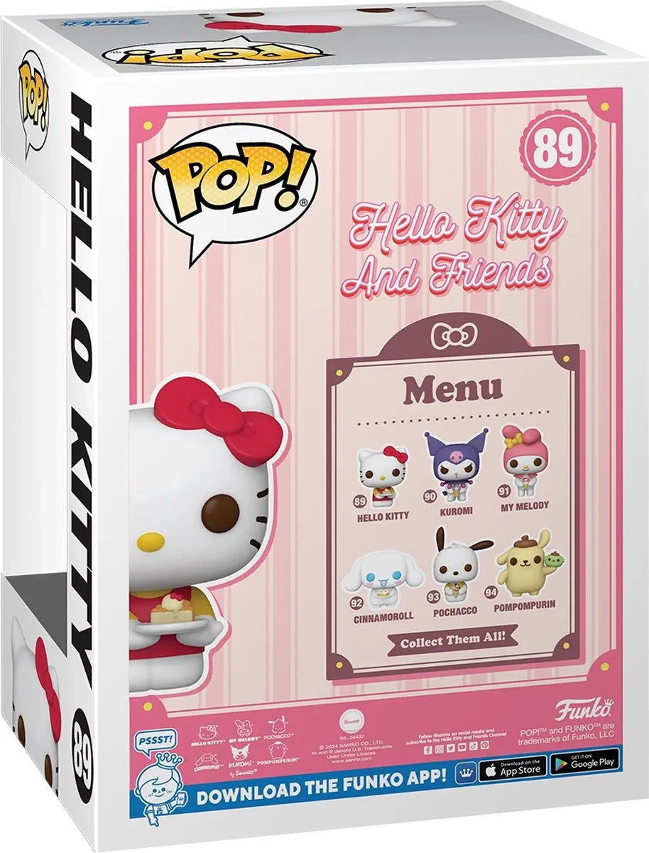 Funko Pop Hello Kitty with Dessert 80314 - Sanrio Figuur - Multi
