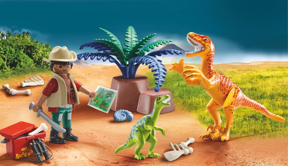Playmobil Koffertje Dino's 70108 - Meerdere kleuren