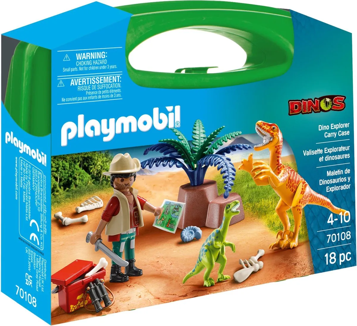 Playmobil Koffertje Dino's 70108