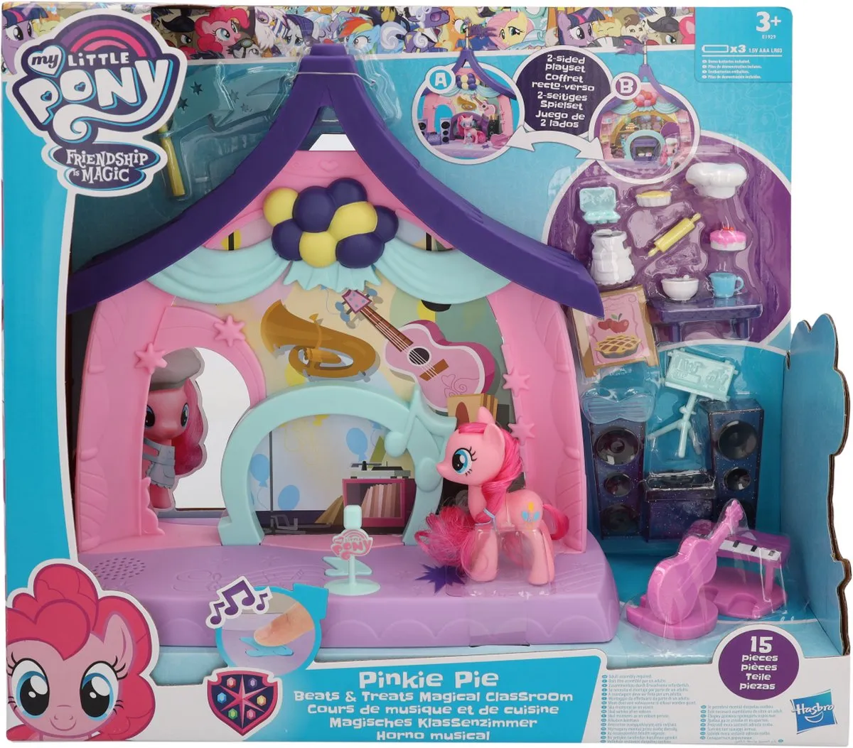 My Little Pony Pinkie Pie Beats and Treats Magische Klas - Multicolor
