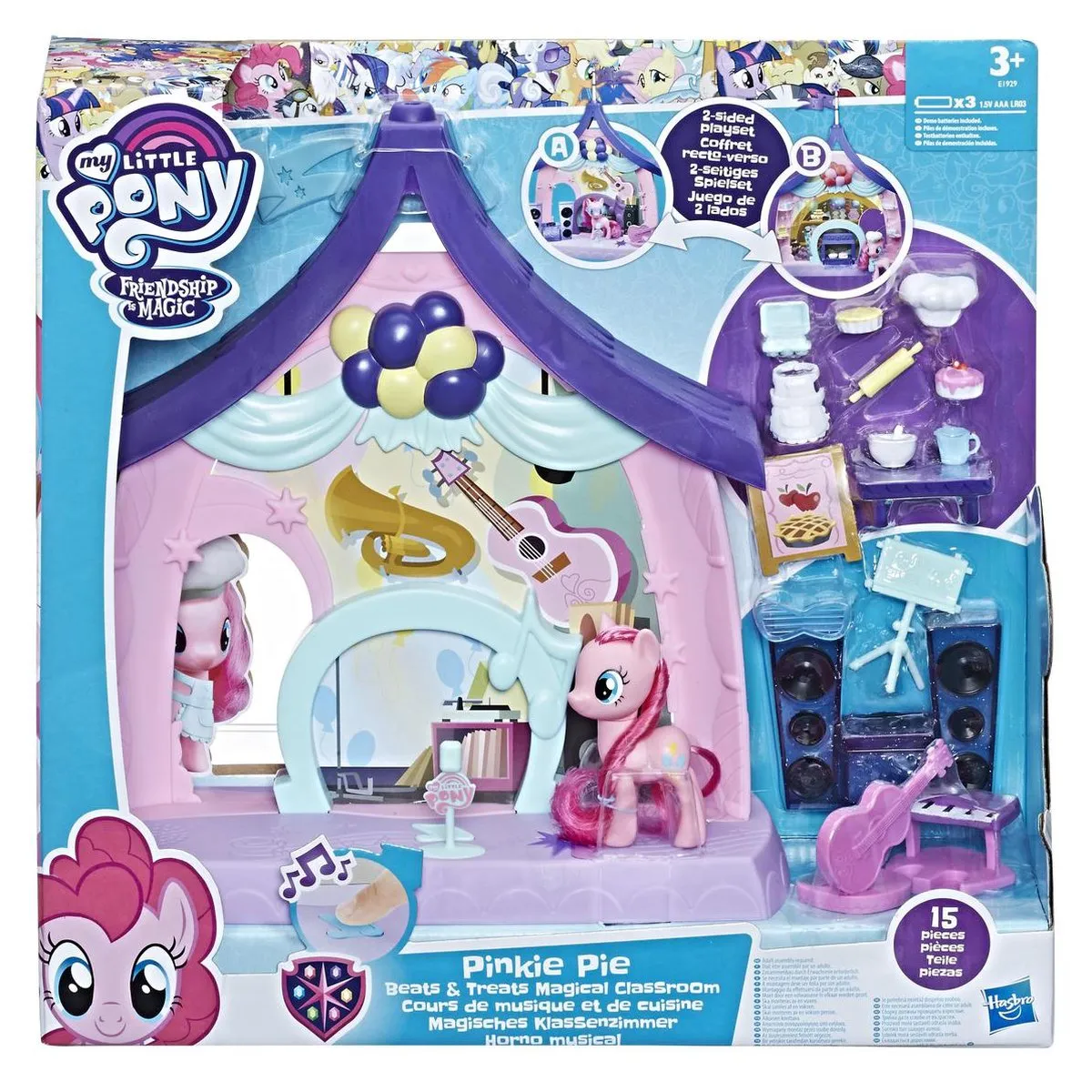 My Little Pony Pinkie Pie Beats and Treats Magische Klas - Multicolor