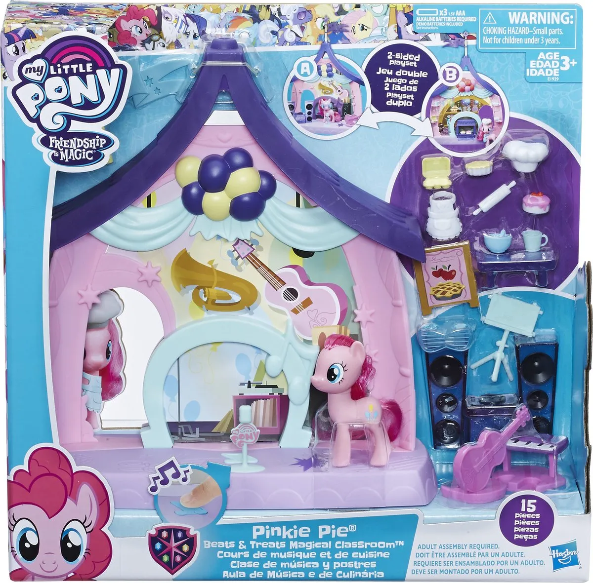 My Little Pony Pinkie Pie Beats and Treats Magische Klas - Multicolor