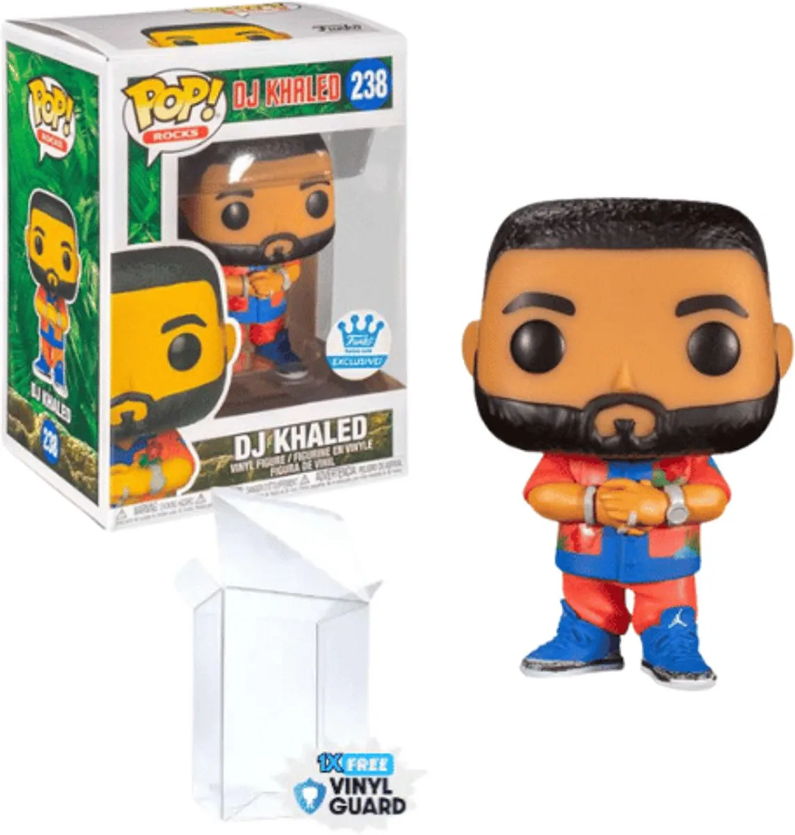 Funko DJ Khaled POP! Rocks Exclusief Verzamelfiguur - 9 cm - Multicolor - afbeelding 3 van 3