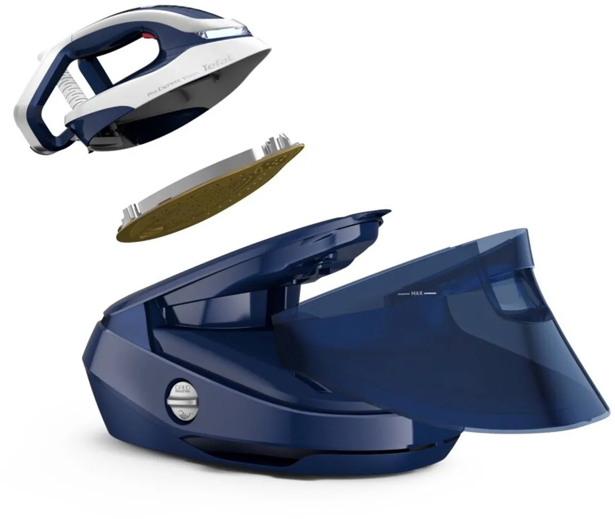Tefal Pro Express Vision GV9812 Stoomgenerator 3000W - Donkerblauw - afbeelding 6 van 6