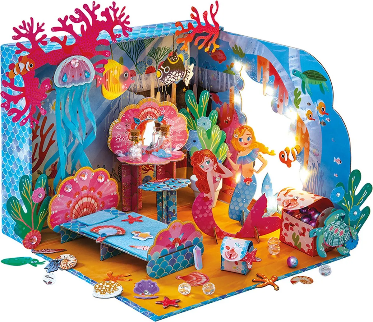 Janod Magic Ocean De Zeemeermin Kamer - Multikleur - afbeelding 6 van 6