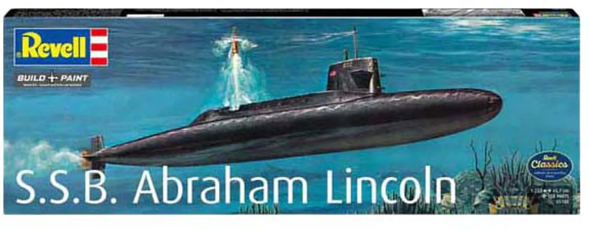 Revell USS Abraham Lincoln REV05185 Onderzeeër 1:225 Modelbouwpakket - Multi