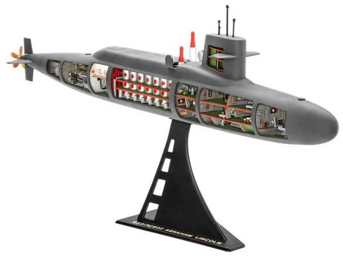 Revell USS Abraham Lincoln REV05185 Onderzeeër 1:225 Modelbouwpakket - Multi
