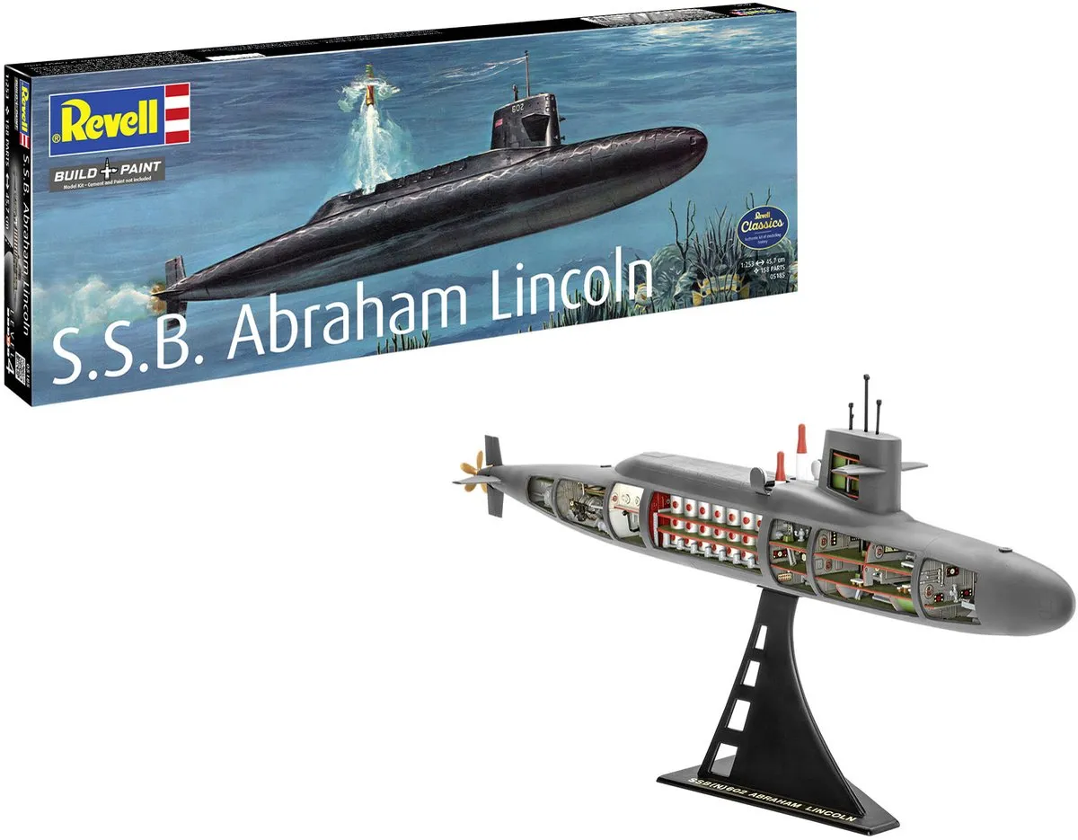 Revell USS Abraham Lincoln REV05185 Onderzeeër 1:225 Modelbouwpakket