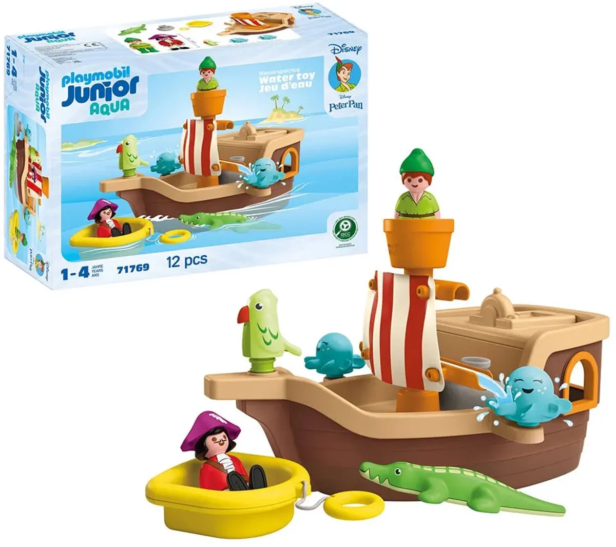 Playmobil Disney Peter Pans Piratenschip 71769 - Multicolor